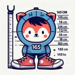 165 cm in Feet